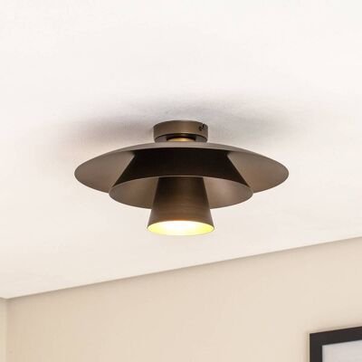 Deckenleuchte Plato Luminex, dimmbar, alu / grau / zink, für Wohn- / Esszimmer, Metall, Modern Deckenleuchte Plato Luminex, dimmbar, alu / grau / zink, für Wohn- / Esszimmer, Metall, Modern