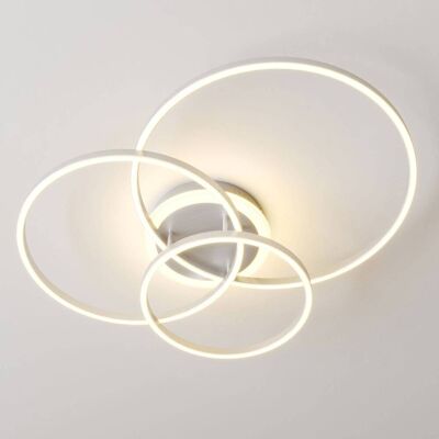 Lindby Tula Moderne graue Aluminium Deckenleuchte - Deckenlampe Lindby Tula Moderne graue Aluminium Deckenleuchte - Deckenlampe