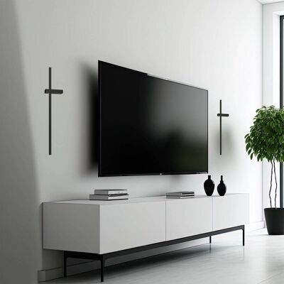 Wandleuchte Vision Milagro Lighting, schwarz, für Wohn- / Esszimmer, Metall, Modern, Wandlampe Wandleuchte Vision Milagro Lighting, schwarz, für Wohn- / Esszimmer, Metall, Modern, Wandlampe