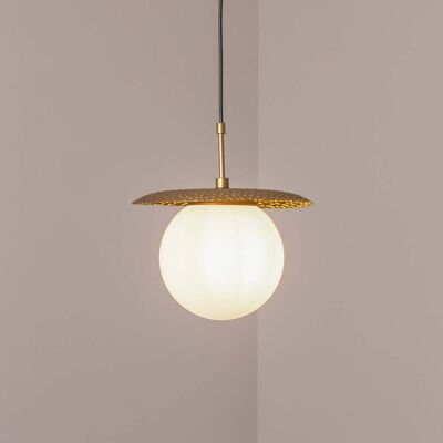 Glas Hängeleuchte Anemon Opviq, dimmbar, messing / gold, für Wohn- / Esszimmer, Glas, Modern Glas Hängeleuchte Anemon Opviq, dimmbar, messing / gold, für Wohn- / Esszimmer, Glas, Modern