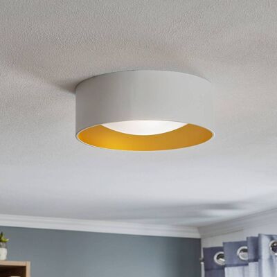 Deckenleuchte Moss Euluna, dimmbar, weiß / opal, für Wohn- / Esszimmer, Metall, Modern Deckenleuchte Moss Euluna, dimmbar, weiß / opal, für Wohn- / Esszimmer, Metall, Modern