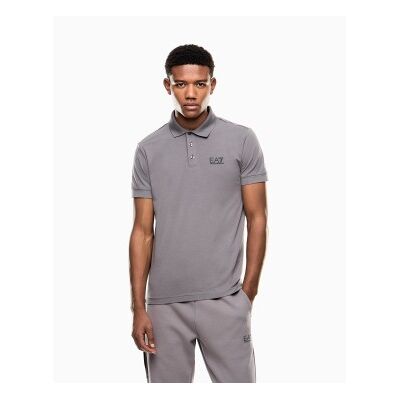 EA7 für Herren. 8NPF14_PJVQZ Core Identity Poloshirt grau (M), Lässig, Baumwolle, Kurzarm EA7 für Herren. 8NPF14_PJVQZ Core Identity Poloshirt grau (M), Lässig, Baumwolle, Kurzarm