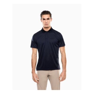 EA7 für Herren. 7M001287_AF22277 Blaues Polo-Shirt von Golf Pro (XXL), Lässig, Sportlich, Polyester, Kurzarm EA7 für Herren. 7M001287_AF22277 Blaues Polo-Shirt von Golf Pro (XXL), Lässig, Sportlich, Polyester, Kurzarm