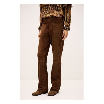 BA&SH; für Damen. 1H25MOSS Braune Mossi-Hose (38), Lässig, Leder BA&SH; für Damen. 1H25MOSS Braune Mossi-Hose (38), Lässig, Leder