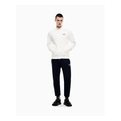 EA7 für Herren. 8NPV60_PJVRZ Trainingsanzug Core Identity weiß, marineblau (L), Lässig, Sportlich, Baumwolle, Multisport, Langarm EA7 für Herren. 8NPV60_PJVRZ Trainingsanzug Core Identity weiß, marineblau (L), Lässig, Sportlich, Baumwolle, Multisport, Langarm