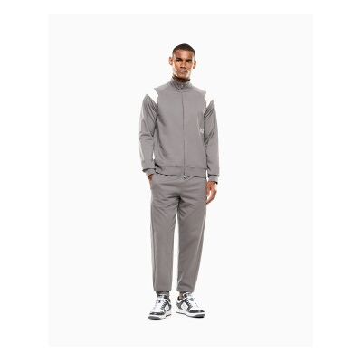 EA7 für Herren. 7M001281_AF12681 Trainingsanzug Core Identity grau (XXL), Lässig, Sportlich, Baumwolle, Langarm EA7 für Herren. 7M001281_AF12681 Trainingsanzug Core Identity grau (XXL), Lässig, Sportlich, Baumwolle, Langarm