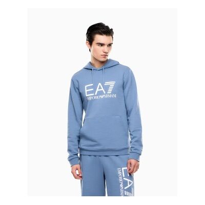 EA7 für Herren. 7M001413_AF22266 Core Identity Sweatshirt blau (XL), Lässig, Sportlich, Baumwolle, Sportbekleidung, Multisport, Langarm EA7 für Herren. 7M001413_AF22266 Core Identity Sweatshirt blau (XL), Lässig, Sportlich, Baumwolle, Sportbekleidung, Multisport, Langarm
