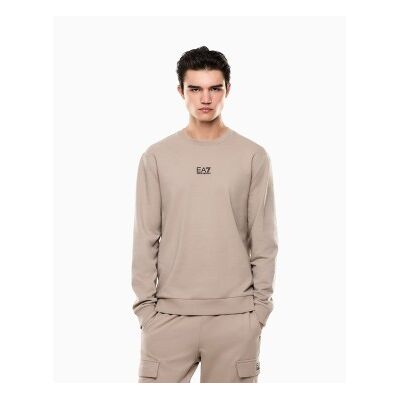 EA7 für Herren. 8NPM30_PJVRZ Core Identity Sweatshirt beige (S), Lässig, Sportlich, Baumwolle, Sportbekleidung, Multisport, Kurzarm EA7 für Herren. 8NPM30_PJVRZ Core Identity Sweatshirt beige (S), Lässig, Sportlich, Baumwolle, Sportbekleidung, Multisport, Kurzarm