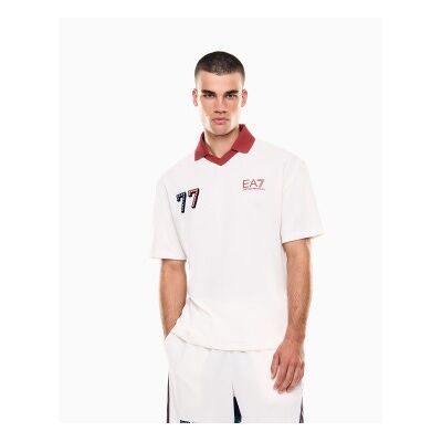 EA7 für Herren. 7M001416_AF13537 Polo Grafik Serie weiß (M), Lässig, Sportlich, Polyester, Kurzarm EA7 für Herren. 7M001416_AF13537 Polo Grafik Serie weiß (M), Lässig, Sportlich, Polyester, Kurzarm