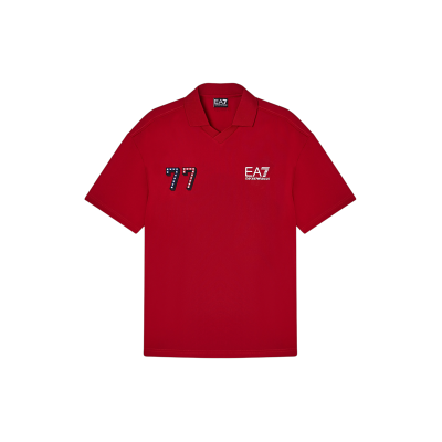 EA7 für Herren. 7M001416_AF13537 Polo Grafik rot (XL), Lässig, Sportlich, Multisport, Polyester, Kurzarm EA7 für Herren. 7M001416_AF13537 Polo Grafik rot (XL), Lässig, Sportlich, Multisport, Polyester, Kurzarm