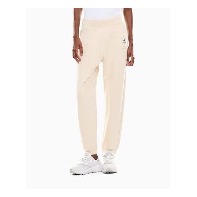 EA7 für Damen. 7W001001_AF20758 Jogginghose Graphic Series aus beiger Baumwollmischung (L), Lässig, Baumwolle EA7 für Damen. 7W001001_AF20758 Jogginghose Graphic Series aus beiger Baumwollmischung (L), Lässig, Baumwolle
