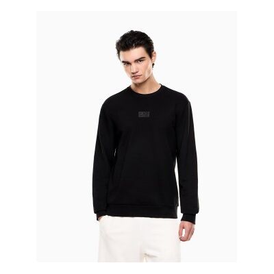 EA7 für Herren. 7M001489_AF17787 Logo Series Sweatshirt schwarz (M), Lässig, Sportlich, Baumwolle, Sportbekleidung, Multisport, Kurzarm EA7 für Herren. 7M001489_AF17787 Logo Series Sweatshirt schwarz (M), Lässig, Sportlich, Baumwolle, Sportbekleidung, Multisport, Kurzarm