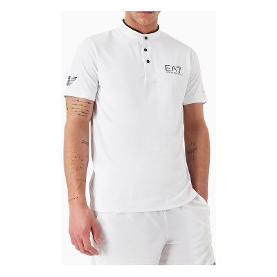 EA7 Modell 8NPT21_PJEMZ Weiß Polo - Sportbekleidung EA7 Modell 8NPT21_PJEMZ Weiß Polo - Sportbekleidung