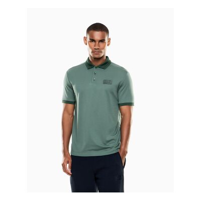 EA7 für Herren. 7M001359_AF13862 Lux Identity grünes Poloshirt (M), Lässig, Baumwolle, Kurzarm EA7 für Herren. 7M001359_AF13862 Lux Identity grünes Poloshirt (M), Lässig, Baumwolle, Kurzarm