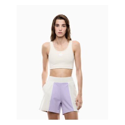 EA7 für Damen. 7W000915_AF13289 Shorts Sporting Club lila (S), Lässig, Sportlich, Flieder, Viskose EA7 für Damen. 7W000915_AF13289 Shorts Sporting Club lila (S), Lässig, Sportlich, Flieder, Viskose