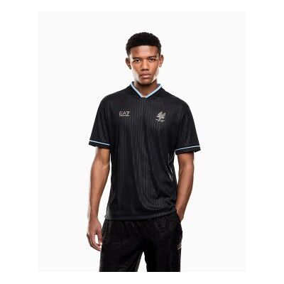 EA7 für Herren. 7M001298_AF24541 Fußball-T-Shirt schwarz (M), Sportlich, Polyester, Kurzarm EA7 für Herren. 7M001298_AF24541 Fußball-T-Shirt schwarz (M), Sportlich, Polyester, Kurzarm