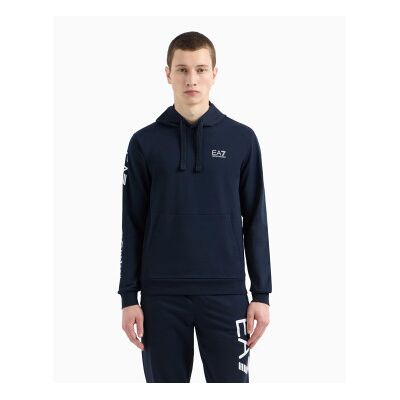 EA7 für Herren. 7M000569_AF13512 Kapuzensweatshirt aus Baumwolle mit Logo Series navy hoodie (XXL), Lässig, Sportlich, Multisport, Marine EA7 für Herren. 7M000569_AF13512 Kapuzensweatshirt aus Baumwolle mit Logo Series navy hoodie (XXL), Lässig, Sportlich, Multisport, Marine