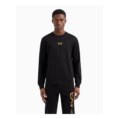 EA7 für Herren. 8NPM30_PJVRZ Train Core Coft Sweatshirt schwarz (XL), Lässig, Baumwolle EA7 für Herren. 8NPM30_PJVRZ Train Core Coft Sweatshirt schwarz (XL), Lässig, Baumwolle