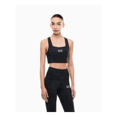 EA7 für Damen. 7W000918_AF13418 Top Vigor7 Lab schwarz (S), Sportlich, Polyamid, Ärmellos / Hosenträger EA7 für Damen. 7W000918_AF13418 Top Vigor7 Lab schwarz (S), Sportlich, Polyamid, Ärmellos / Hosenträger