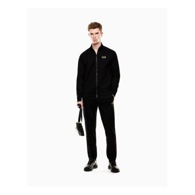 EA7 für Herren. 8NPV61_PJVRZ Trainingsanzug Core Identity schwarz (L), Lässig, Sportlich, Baumwolle, Multisport, Langarm EA7 für Herren. 8NPV61_PJVRZ Trainingsanzug Core Identity schwarz (L), Lässig, Sportlich, Baumwolle, Multisport, Langarm