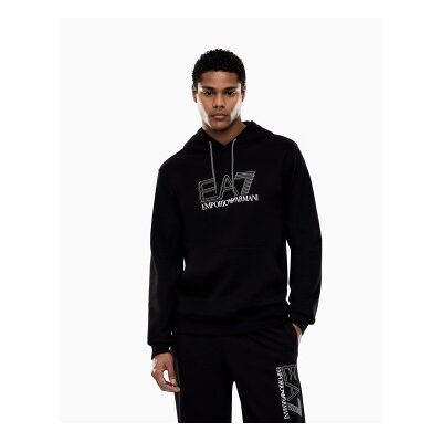 EA7 für Herren. 7M001313_AF13512 Visibility Regular Sweatshirt schwarz (XS), Lässig, Sportlich, Baumwolle EA7 für Herren. 7M001313_AF13512 Visibility Regular Sweatshirt schwarz (XS), Lässig, Sportlich, Baumwolle