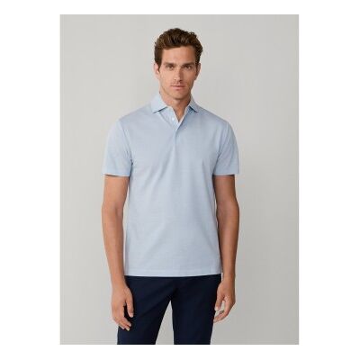 Hackett London für Herren. HM5600084 Klassisch geschnittenes Piqué-Polo blau (M), Lässig, Baumwolle, Kurzarm Hackett London für Herren. HM5600084 Klassisch geschnittenes Piqué-Polo blau (M), Lässig, Baumwolle, Kurzarm