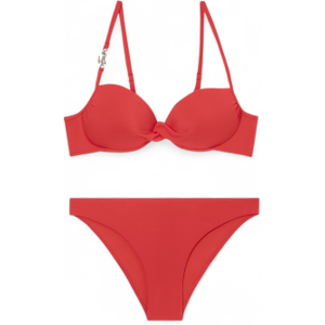 EA7 für Damen. 7W000291_AF20663 Bikini Badeanzug Water Sports rot (S), Lässig, Strandbekleidung, Polyamid EA7 für Damen. 7W000291_AF20663 Bikini Badeanzug Water Sports rot (S), Lässig, Strandbekleidung, Polyamid