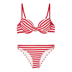 EA7 für Damen. 7W001483_AF24572 Bikini Wasser rot (S), Strandbekleidung, Viskose EA7 für Damen. 7W001483_AF24572 Bikini Wasser rot (S), Strandbekleidung, Viskose