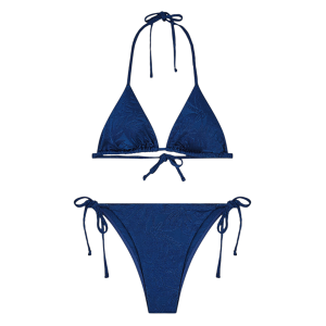 Giorgio Armani Emporio Armani für Damen. EW000786_AF20241 Bikini Jacquard-Muster navy (L), Strandbekleidung, Polyester, Marine Giorgio Armani Emporio Armani für Damen. EW000786_AF20241 Bikini Jacquard-Muster navy (L), Strandbekleidung, Polyester, Marine