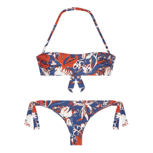 Giorgio Armani Emporio Armani für Damen. EW000798_AF20242 Bikini Logomania blau (XL), Strandbekleidung, Polyamid Giorgio Armani Emporio Armani für Damen. EW000798_AF20242 Bikini Logomania blau (XL), Strandbekleidung, Polyamid
