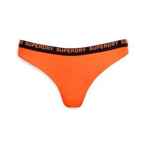 Superdry für Damen. W3010390A Dehnbare Bikinihose in kräftigem Orange (S), Strandbekleidung, Recyceltes Polyester, Nachhaltig Superdry für Damen. W3010390A Dehnbare Bikinihose in kräftigem Orange (S), Strandbekleidung, Recyceltes Polyester, Nachhaltig
