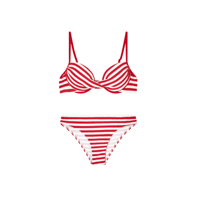 EA7 für Damen. 7W001483_AF24572 Bikini Wasser rot (M), Strandbekleidung, Viskose EA7 für Damen. 7W001483_AF24572 Bikini Wasser rot (M), Strandbekleidung, Viskose