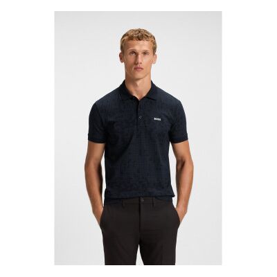 Boss für Herren. 50549358 Schwarzes AO Zone-Poloshirt (M), Synthetisch, Klassisch, Kurzarm Boss für Herren. 50549358 Schwarzes AO Zone-Poloshirt (M), Synthetisch, Klassisch, Kurzarm