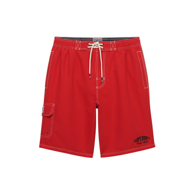 Superdry für Herren. M3010269A Cargo 19 Boardshort rot (M), Strandbekleidung, Recyceltes Polyester Superdry für Herren. M3010269A Cargo 19 Boardshort rot (M), Strandbekleidung, Recyceltes Polyester