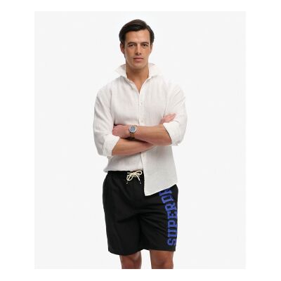 Superdry für Herren. M3010268A Bademode Logo 19 schwarz (XL), Strandbekleidung, Recyceltes Polyester Superdry für Herren. M3010268A Bademode Logo 19 schwarz (XL), Strandbekleidung, Recyceltes Polyester