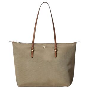 Lauren Ralph Lauren für Damen. 431916737003 Keaton mittelgroße braune Tote Bag aus Nylon (OSFA), Lässig, Nachhaltig Lauren Ralph Lauren für Damen. 431916737003 Keaton mittelgroße braune Tote Bag aus Nylon (OSFA), Lässig, Nachhaltig