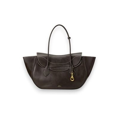 Polo Ralph Lauren für Damen. 428P11032002 Große Polo Blaze Schultertasche dunkelbraun (OSFA), Lässig, Klassisch, Leder Polo Ralph Lauren für Damen. 428P11032002 Große Polo Blaze Schultertasche dunkelbraun (OSFA), Lässig, Klassisch, Leder