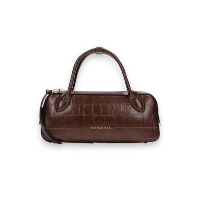 Hispanitas für Damen. BI264927 Handtasche in Braun-Optik (35), Lässig, Polyurethan Hispanitas für Damen. BI264927 Handtasche in Braun-Optik (35), Lässig, Polyurethan