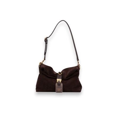 Hispanitas für Damen. BI264948 Dunkelbraune Schultertasche (35), Lässig, Polyurethan Hispanitas für Damen. BI264948 Dunkelbraune Schultertasche (35), Lässig, Polyurethan