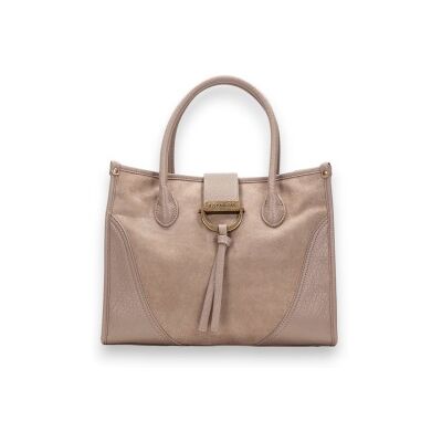 Hispanitas für Damen. BI265022 Taupe Wildleder-Tote-Bag (35), Lässig Hispanitas für Damen. BI265022 Taupe Wildleder-Tote-Bag (35), Lässig
