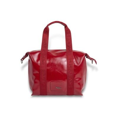 Pepe Jeans für Damen. PL0300009 Chelsea Glänzende rote Tasche (OSFA), Lässig, Polyurethan Pepe Jeans für Damen. PL0300009 Chelsea Glänzende rote Tasche (OSFA), Lässig, Polyurethan
