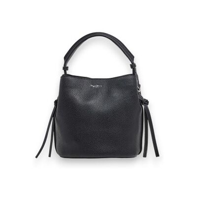 Pepe Jeans für Damen. PL0300110 Tyler Script Tasche schwarz (OSFA), Lässig, Polyurethan Pepe Jeans für Damen. PL0300110 Tyler Script Tasche schwarz (OSFA), Lässig, Polyurethan
