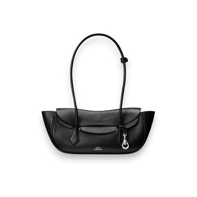 Polo Ralph Lauren für Damen. 428P11034006 Kleine schwarze Polo Blaze Schultertasche (OSFA), Lässig, Klassisch, Leder Polo Ralph Lauren für Damen. 428P11034006 Kleine schwarze Polo Blaze Schultertasche (OSFA), Lässig, Klassisch, Leder