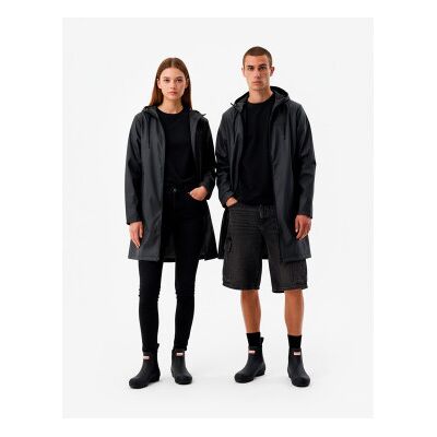 Hunter Unisex. ARU0002242 Regenjacke Andrea Pu schwarz (M), Lässig, Silikon, Wasserdicht Hunter Unisex. ARU0002242 Regenjacke Andrea Pu schwarz (M), Lässig, Silikon, Wasserdicht