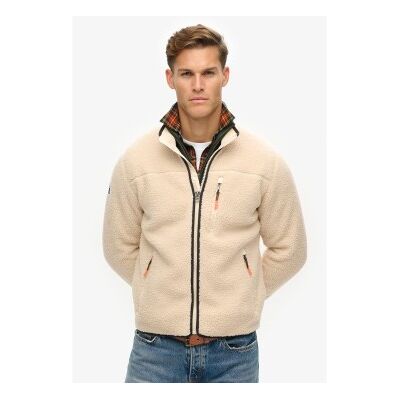 Superdry für Herren. M2014140A Outdoor Fleece Full Zip Fleece beige (XL), Lässig, Recyceltes Polyester, Nachhaltig Superdry für Herren. M2014140A Outdoor Fleece Full Zip Fleece beige (XL), Lässig, Recyceltes Polyester, Nachhaltig