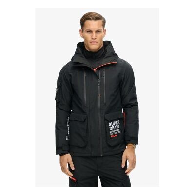 Superdry für Herren. MS110178A Skijacke Ultimate Rescue schwarz (L), Sportlich, Schnee, Recyceltes Polyester, Nachhaltig Superdry für Herren. MS110178A Skijacke Ultimate Rescue schwarz (L), Sportlich, Schnee, Recyceltes Polyester, Nachhaltig