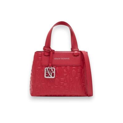 Giorgio Armani A X Armani Exchange für Damen. XW001576AF15774U5102 Tasche mit roten Reliefbuchstaben (OSFA), Lässig, Polyester Giorgio Armani A X Armani Exchange für Damen. XW001576AF15774U5102 Tasche mit roten Reliefbuchstaben (OSFA), Lässig, Polyester