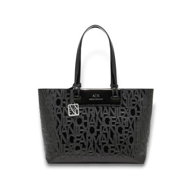 Giorgio Armani A X Armani Exchange für Damen. XW001481AF17290UC001 Schwarze Einkaufstasche (OSFA), Lässig, Polyester Giorgio Armani A X Armani Exchange für Damen. XW001481AF17290UC001 Schwarze Einkaufstasche (OSFA), Lässig, Polyester