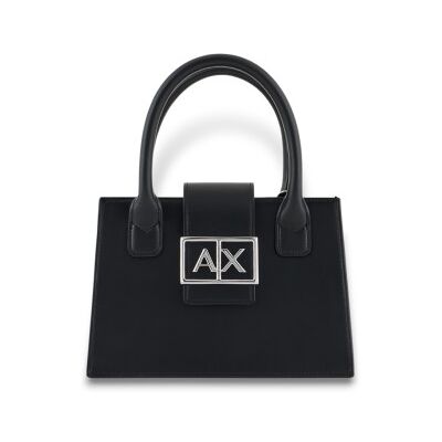 Giorgio Armani A X Armani Exchange für Damen. XW000306AF12039UC001 Trapeztasche schwarz (OSFA), Lässig, Polyester Giorgio Armani A X Armani Exchange für Damen. XW000306AF12039UC001 Trapeztasche schwarz (OSFA), Lässig, Polyester