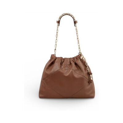 BA&SH; für Damen. 2E26CFMN June braune Lederhandtasche (OSFA), Lässig BA&SH; für Damen. 2E26CFMN June braune Lederhandtasche (OSFA), Lässig